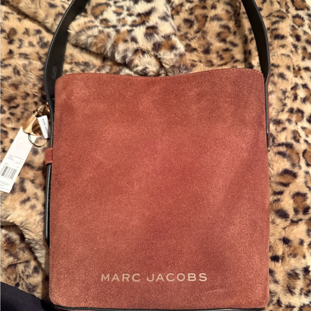 Marc Jacobs Brown Suede Shoulder Bag